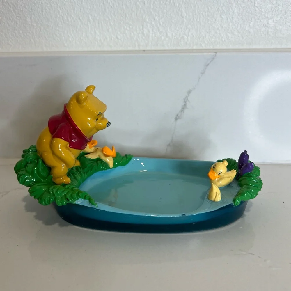 Vintage Disney 90s Y2K Winnie the Pooh Trinket Dish Soap Dish